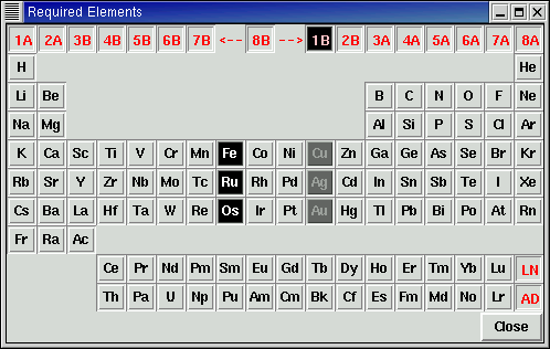 LOGIC menu window