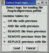 LOGIC menu window