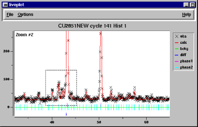 LIVEPLOT Screen snapshot