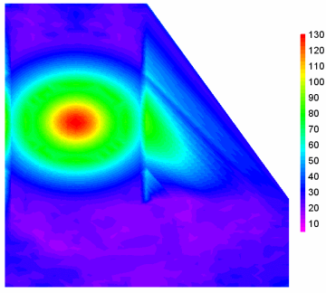 Surface plot w/ concave boundary