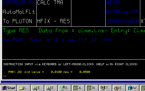 Setting the CELL search tolerance in Platon to 0.05