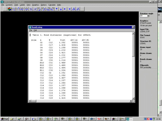 Ortep-3 with a GSAS structure file