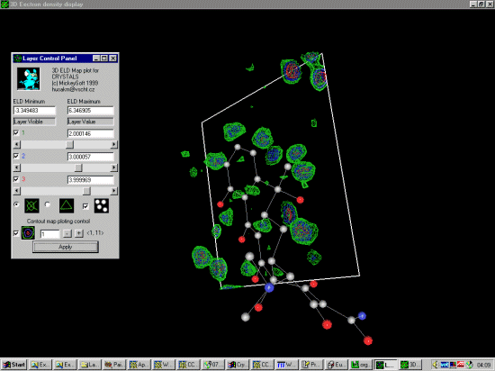 Difference Fourier Map as Displayed in MarchingCubes for Windows