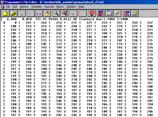 Checking the file format