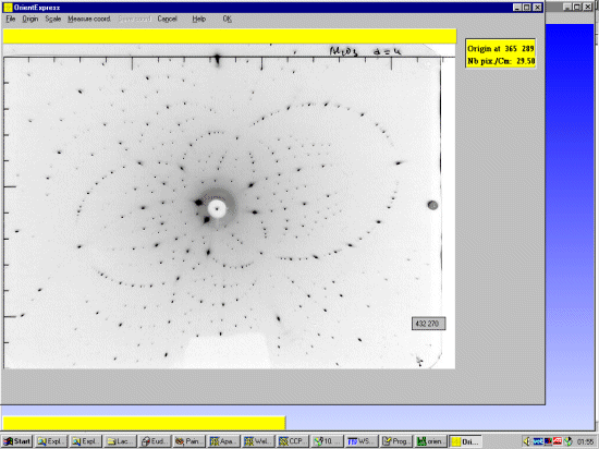 Opening a Laue BMP Image file