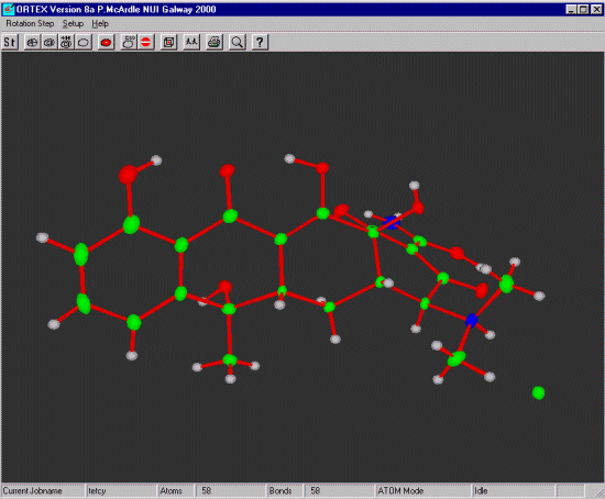 Playing with the structure in ORTEX