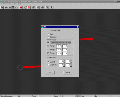 Customise pack settings.