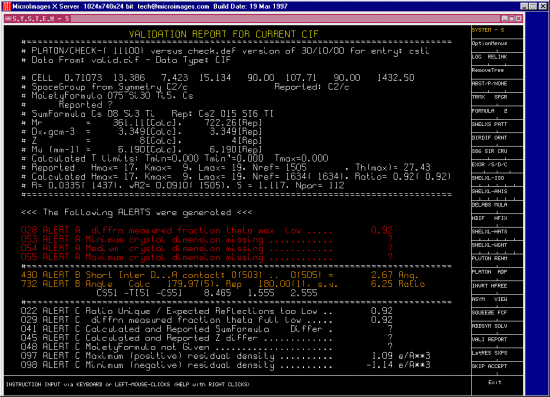 System S running in NQA Mode