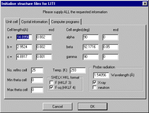 Confirm Cell and input correct wavelength