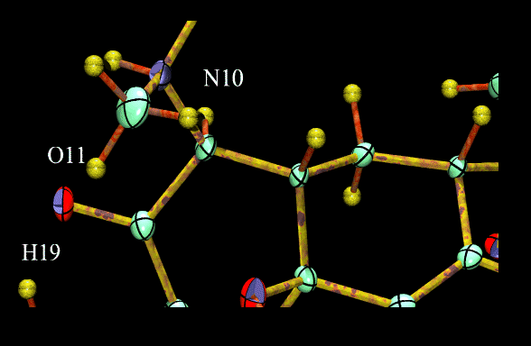 Ortep-3 and Povray rendered structure image